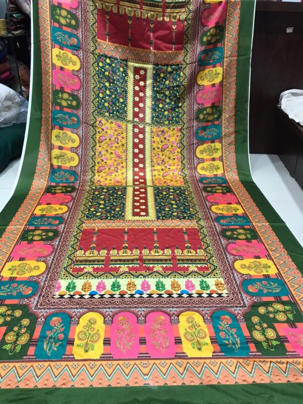 Elegant Chinnon Digital Print Dupatta: Embrace Karachi Style