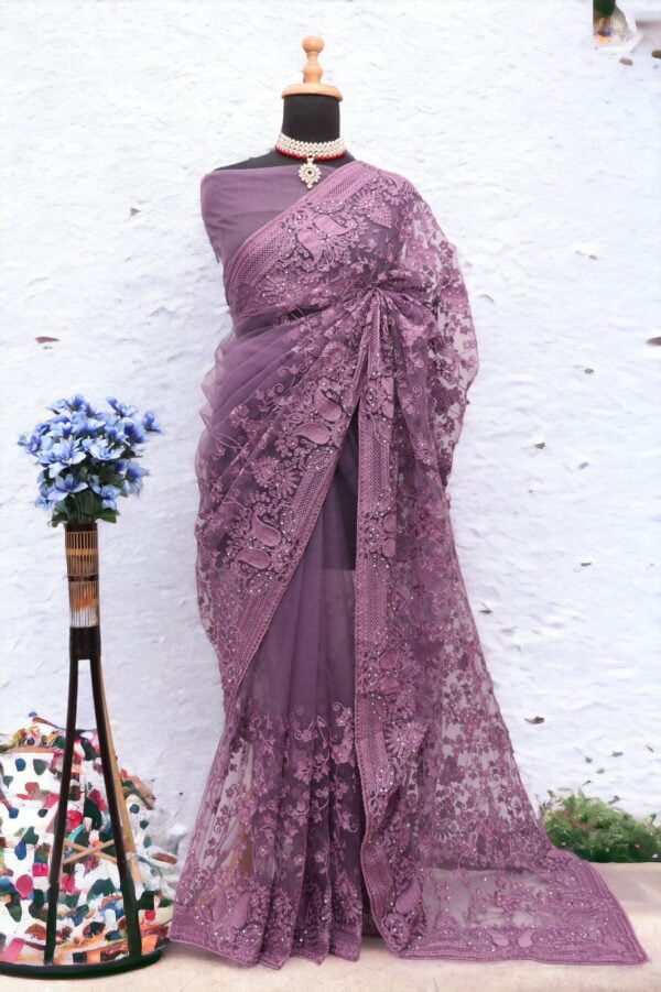 Sonalika's Premium Soft Silver Net Saree: Hot Summer Hit Collection - Image 7