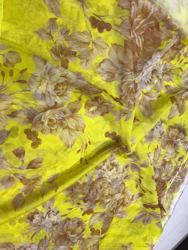 Dazzling Digital Print Liquid Organza