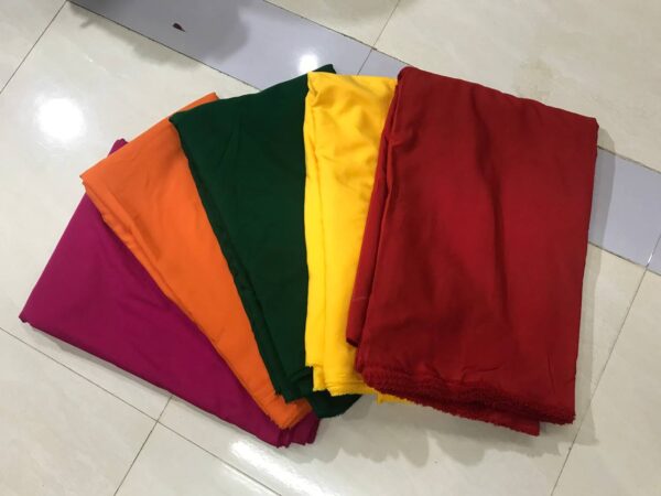 A25 "Versatile Butter Crepe Fabric: Perfect for Liners, Salwars, Dresses, Patiala, and Dhoti Salwars!" - Image 3