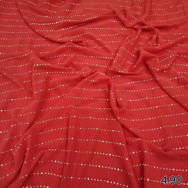 Soft Faux Georgette Embroidered - Latest Bollywood Inspired Fabrics | Bollywood Fabric Fables - Image 3