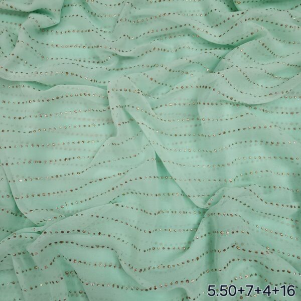 Soft Faux Georgette Embroidered - Latest Bollywood Inspired Fabrics | Bollywood Fabric Fables - Image 2