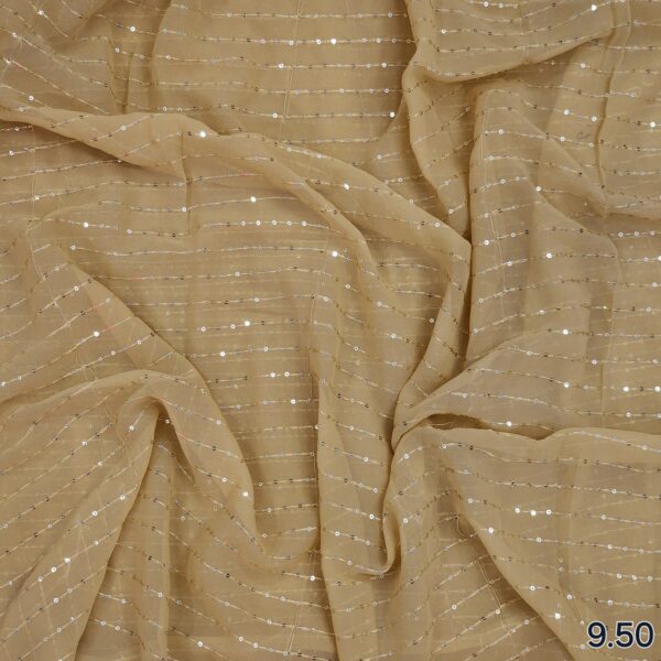 Soft Faux Georgette Embroidered - Latest Bollywood Inspired Fabrics | Bollywood Fabric Fables - Image 9