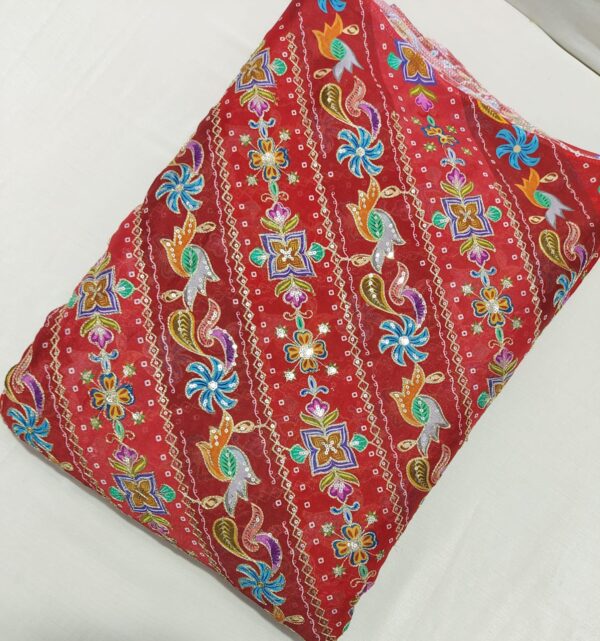 Position Print Crepe with Sequence - ₹580/m, 44 Inches Wide - Image 9