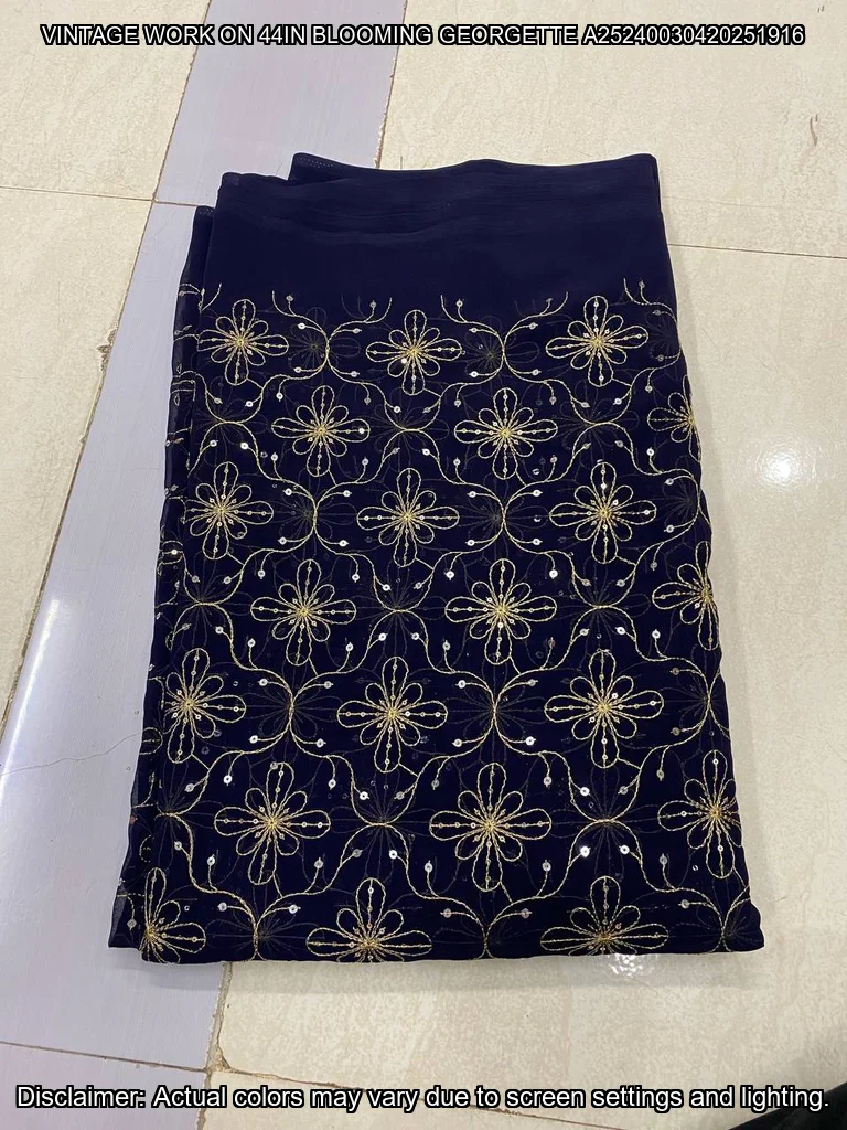 Georgette Heavy Embroidery Vintage Dupatta