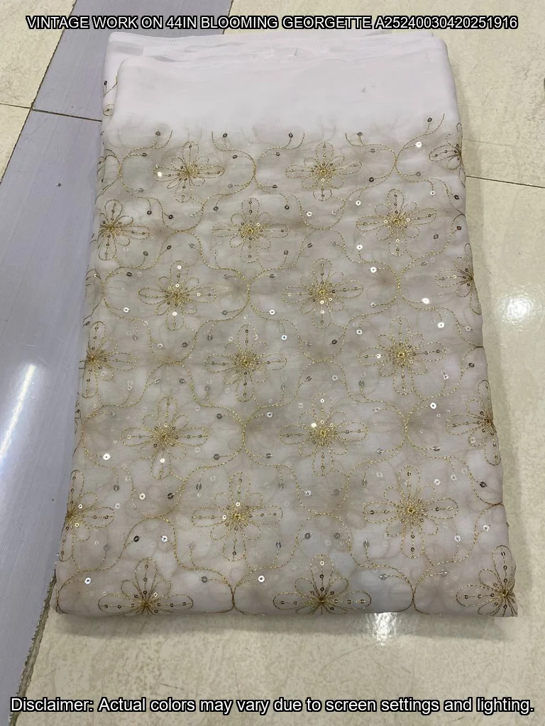 Georgette Heavy Embroidery Vintage Dupatta