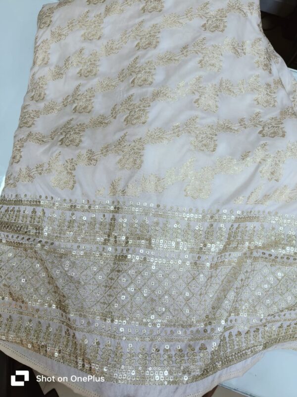 Banarasi Dyeable Silk With Embroidery Panel 1