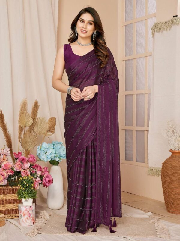 Bombay Ready To Wear Rimzim Silk Saree (6)