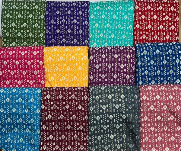 Chanderi Cotton Silk Weaving Jacquard Fabric (2)