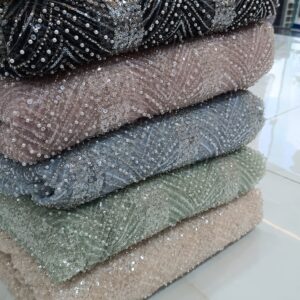 Elegant Hand Work Net Fabric (4)