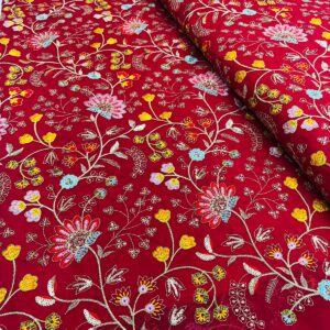 Embroidered Georgette Fabric (1)