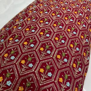 Embroidered Georgette Fabric 2