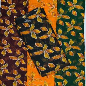 Georgette Fabric With Beautiful Foil Prints