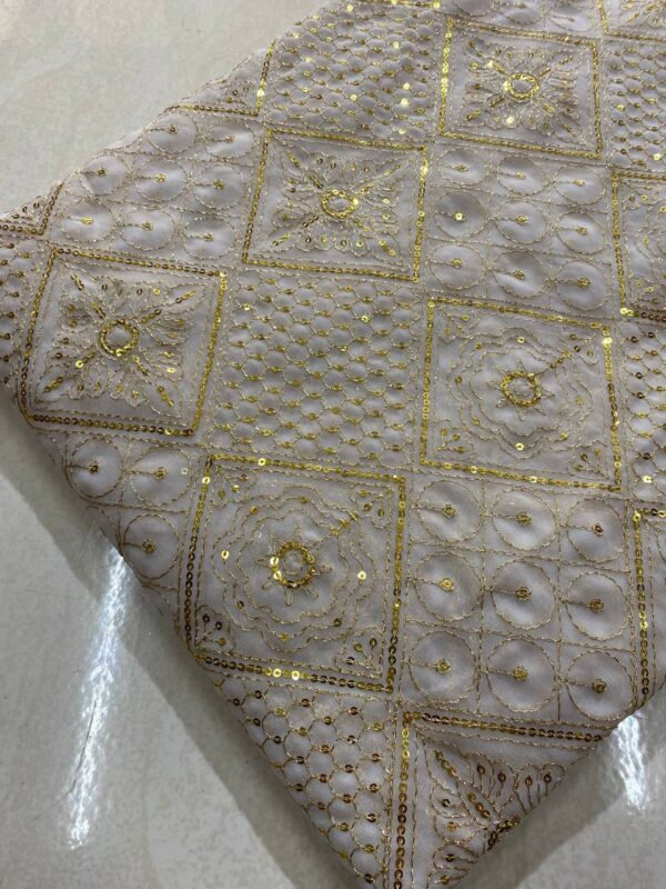 Georgette Fabric With Vintage Work (1)