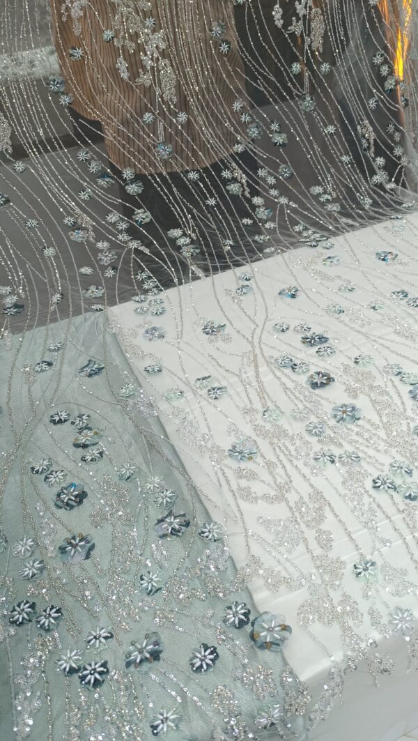 Imported Net Turkish Hand Work Fabric (3)