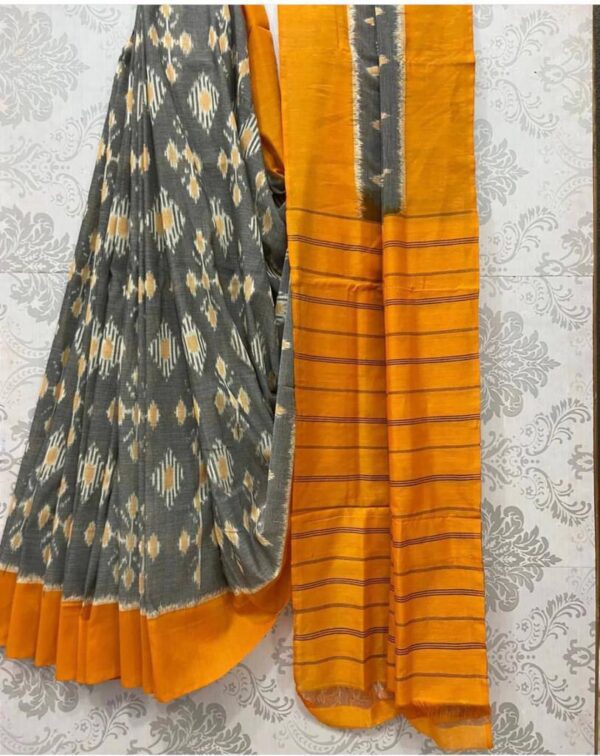 Linen Digital Print Saree (2)