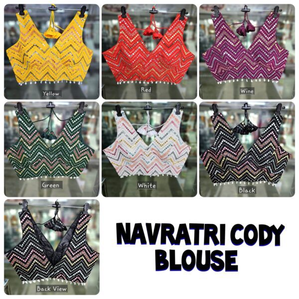 Navratri Cody Heavy Fox Georgette Blouse (1)