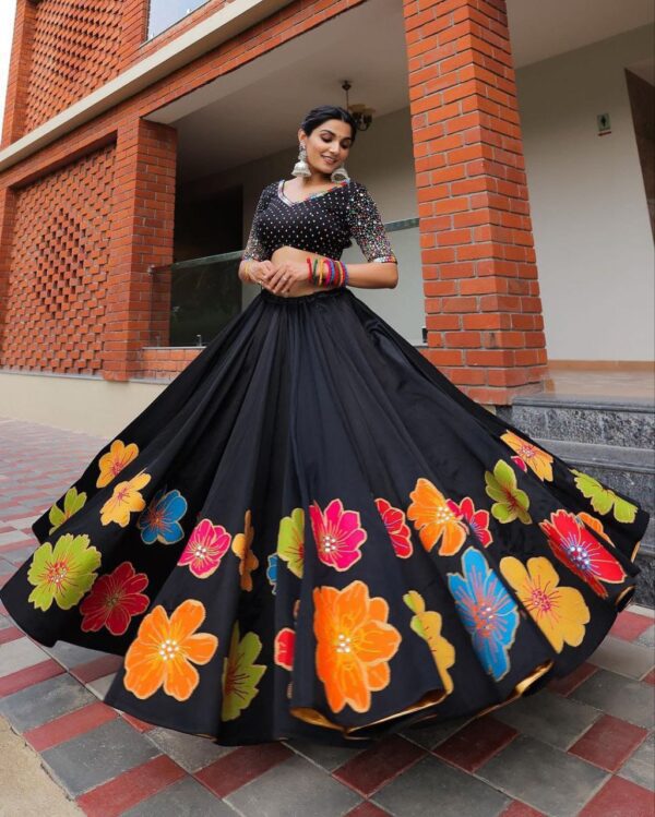 Navratri Special Real Mirror Work Lehenga Choli (10)