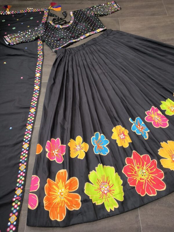 Navratri Special Real Mirror Work Lehenga Choli (4)