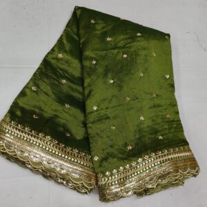 Pure Shimmer Tissue Silk Heavy Butties With Matching Dupatta (5)