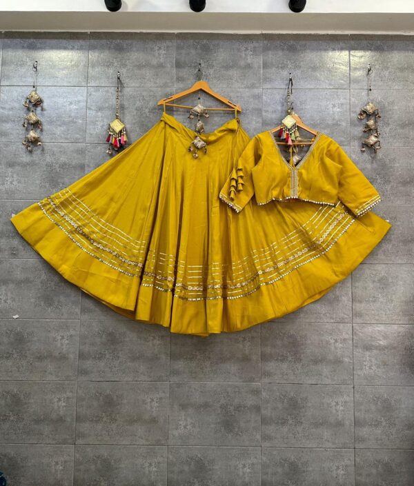 Roman Silk Chaniya Choli With Gotta And Sequence3