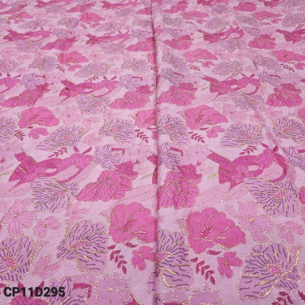 Soft Chinnon Fabric With Embroidered Print (4)