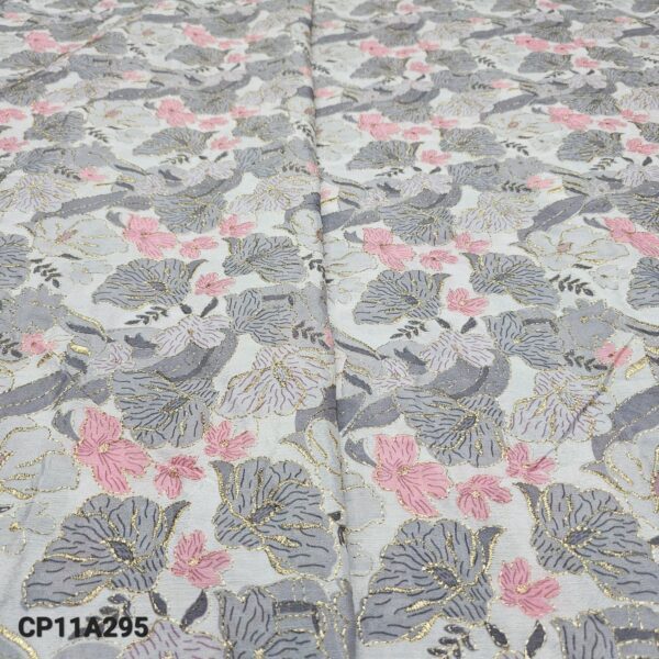 Soft Chinnon Fabric With Embroidered Print (8)