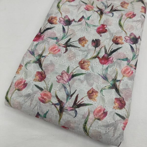 Soft Cotton Hakoba Fabric With Digital Print (2)