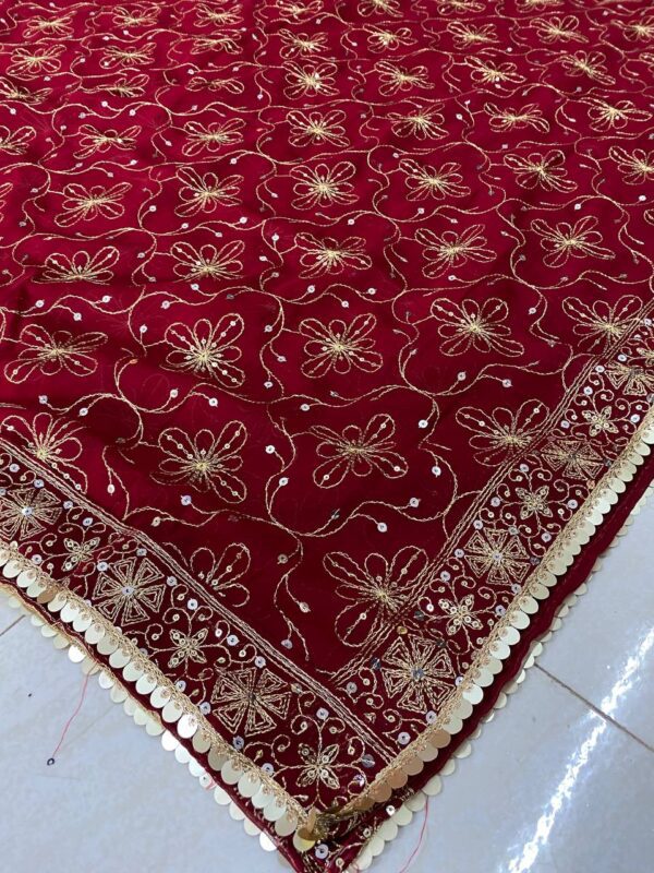 Vintage Work Georgette Dupatta (7)