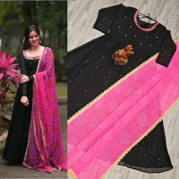 MAXI DRESS WITH DUPATTA