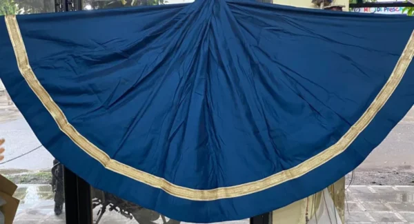 Roman silk chaniya choli with gotta and sequence - High-Quality Fabric