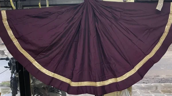 Roman silk chaniya choli with gotta and sequence - High-Quality Fabric