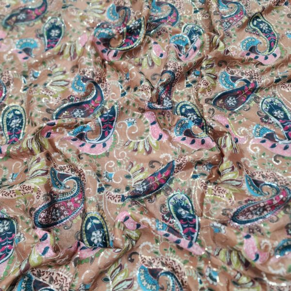 Chinnon Fabric With Position Print And Embroidery (10)