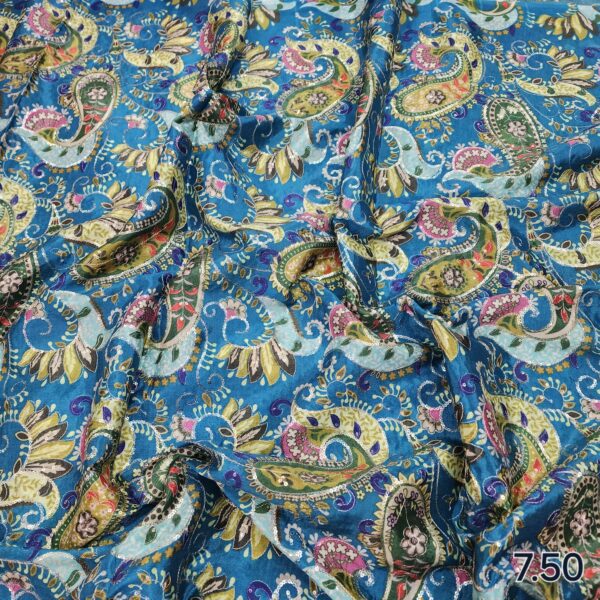 Chinnon Fabric With Position Print And Embroidery (22)