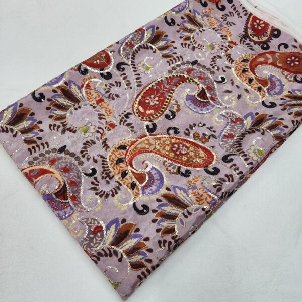 Chinnon Fabric With Position Print And Embroidery (6)