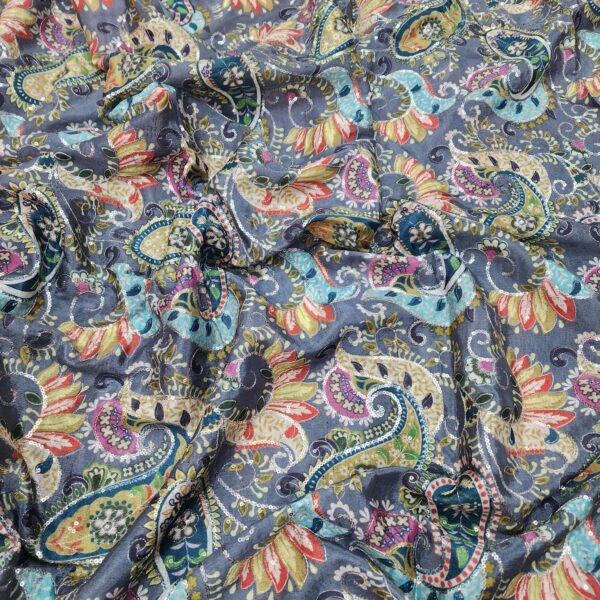 Chinnon Fabric With Position Print And Embroidery (8)