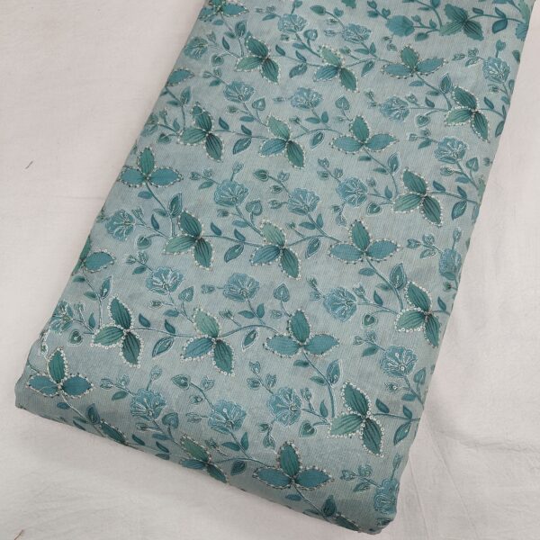 Premium Cotton Feel Tissue Zari Silk Fabric (1)