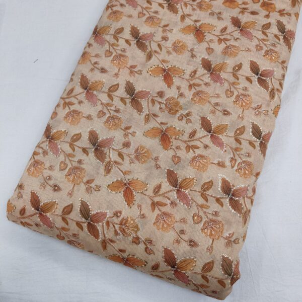 Premium Cotton Feel Tissue Zari Silk Fabric (5)