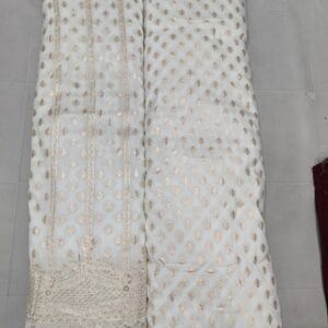 Pure Banarasi Silk With Self Design And Dupatta