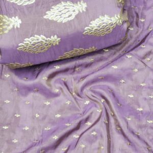 Pure Shimmer Tissue Silk With Heavy Embroidery Work (5)