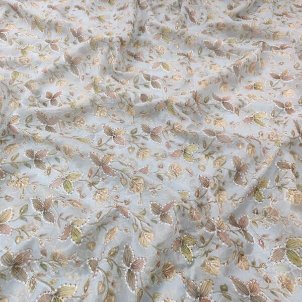 Soft Feel Organza Embroidered Fabric (11)