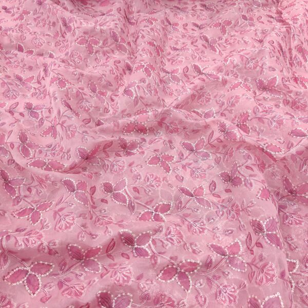 Soft Feel Organza Embroidered Fabric (2)