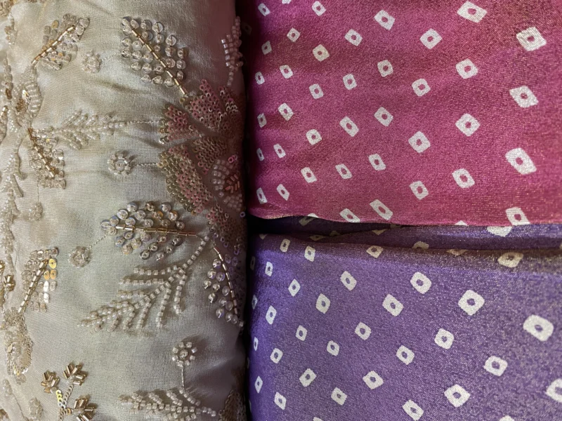Exquisite pure zari silk tissue - High-Quality Fabric