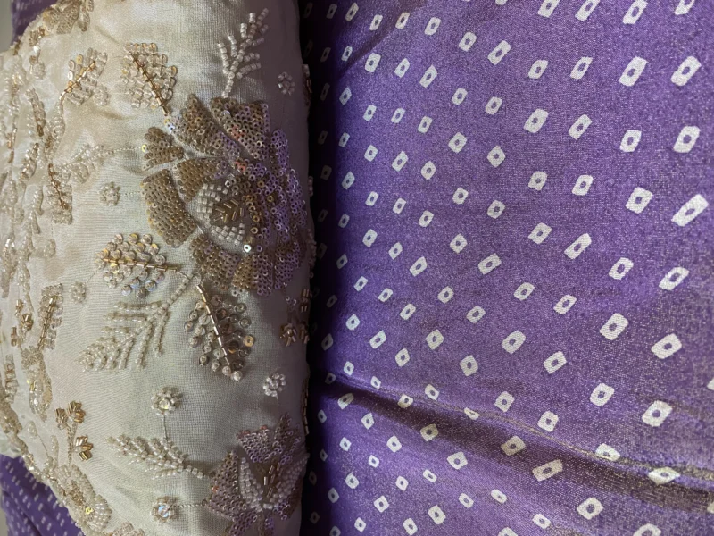 Exquisite pure zari silk tissue - High-Quality Fabric