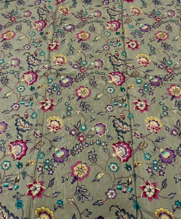 Heavy Multi-Cording Sequence Pure Crepe Fabric