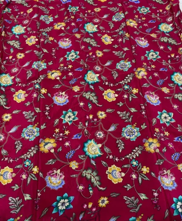 Heavy Multi-Cording Sequence Pure Crepe Fabric