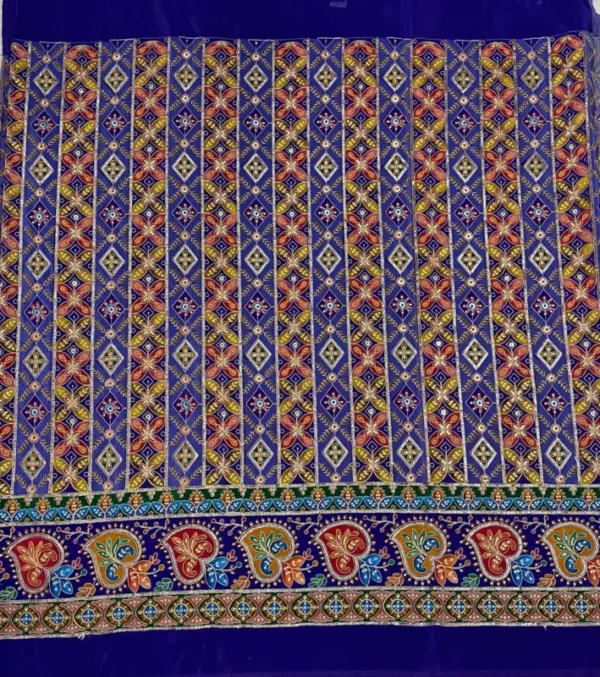 Heavy Multi-Cording Sequence Pure Crepe Fabric