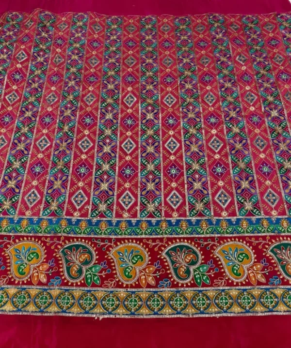 Heavy Multi-Cording Sequence Pure Crepe Fabric
