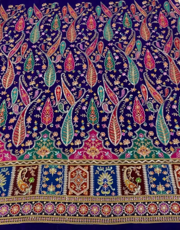 Heavy Multi-Cording Sequence Pure Crepe Fabric