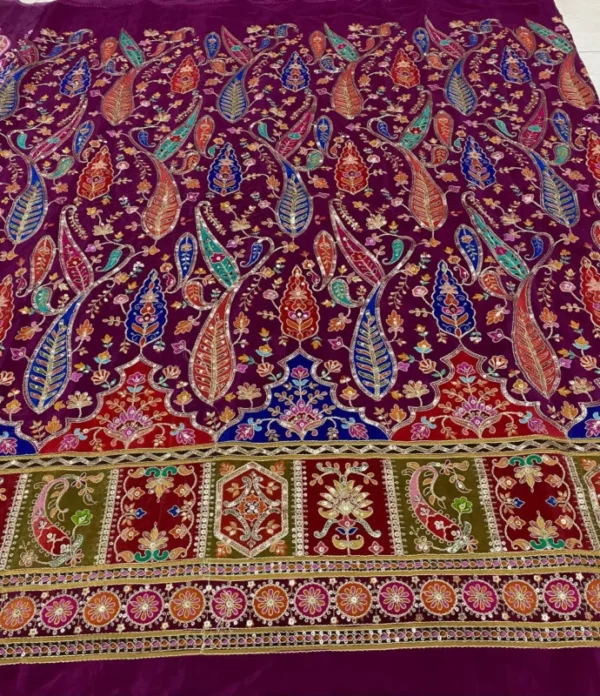Heavy Multi-Cording Sequence Pure Crepe Fabric